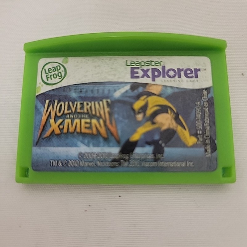 LEAPFROG LEAPSTER EXPLORER WOLVERINE & THE X-MEN GAME CARTRIDGE