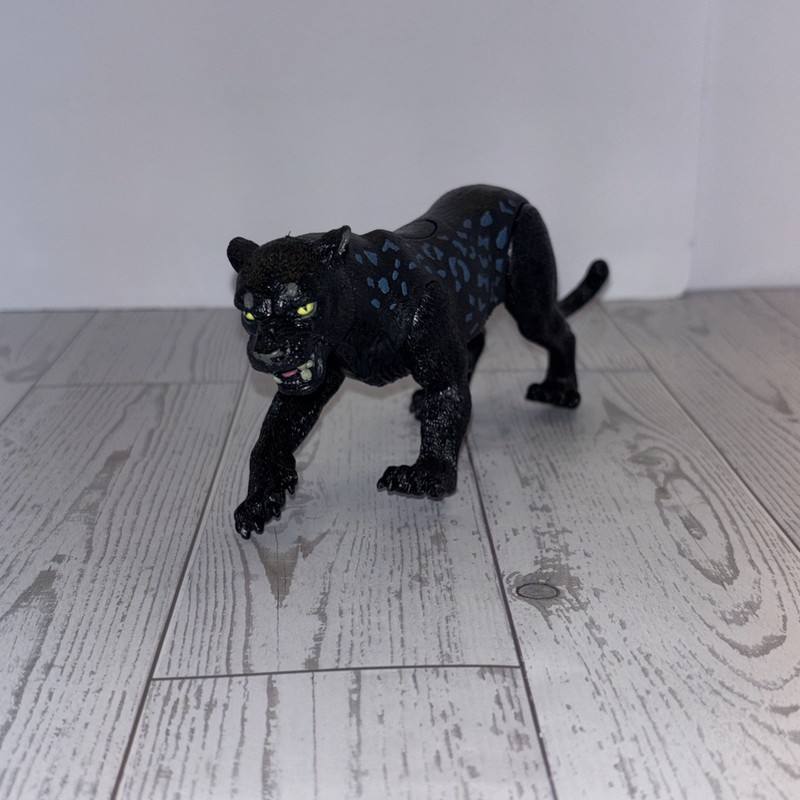 Chap Mei Wild Park Spotted Black Panther Animal Swiping Action Figure gallery
