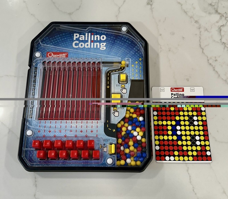 Quercetti Pallino Coding Game Educational Strategy Toy + Code Sheet. Used, Italy