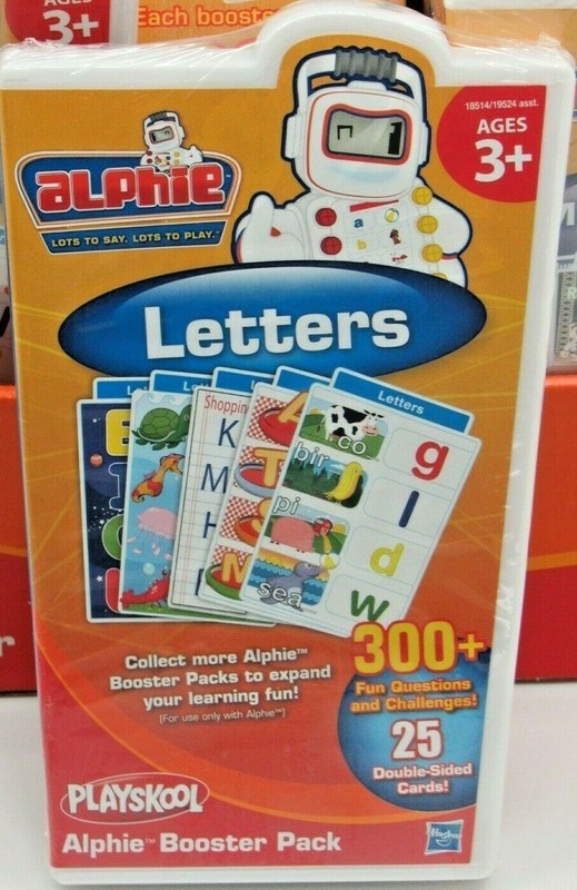 Case Hasbro Playskool Alphie Booster Pack 3 Titles 10 Pcs Numbers Letters Sounds gallery