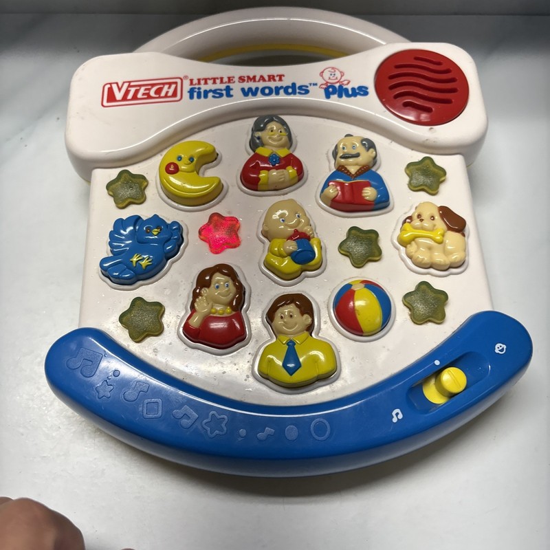 VTech Little Smart First Words Plus Flashing Lights Sounds & Music Vintage MINT! gallery