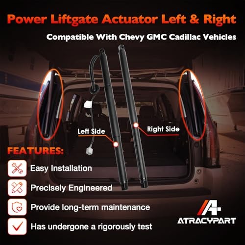 Rear Tailgate Power Lift Support Liftgate 1 Pair Left & Right | Replacement for gallery