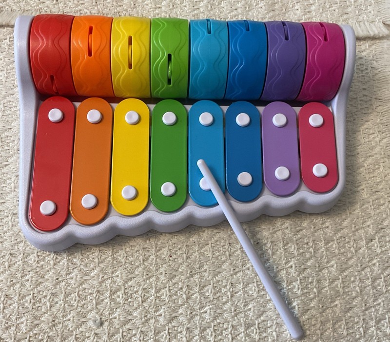 Fat Brain Toys ROCK ‘N ROLLER PIANO: Enhances Motor Skills, Popular Line of Toys