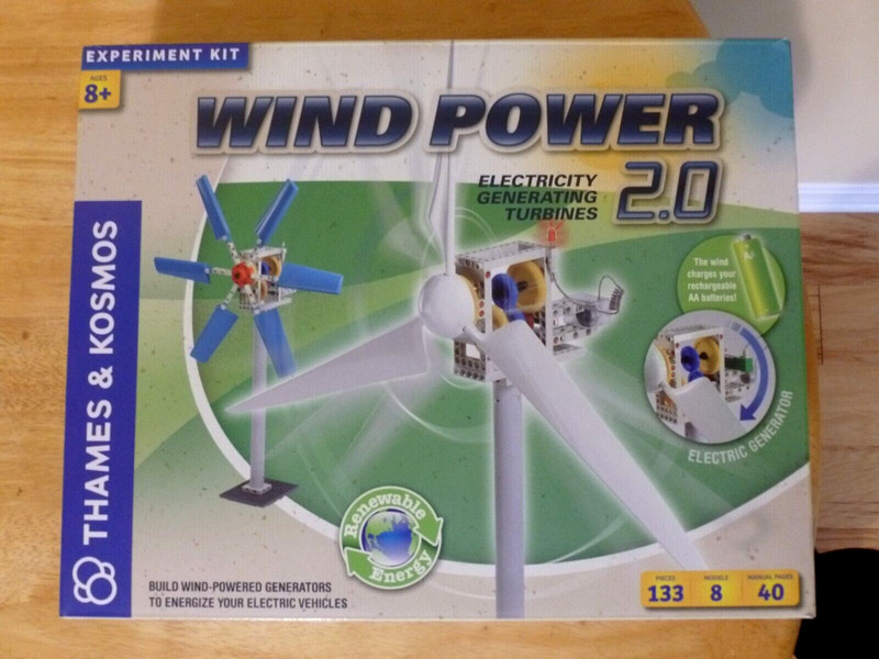 Thames & Kosmos Wind 2.0 Electricity Generating Turbines Kit Toy – Complete