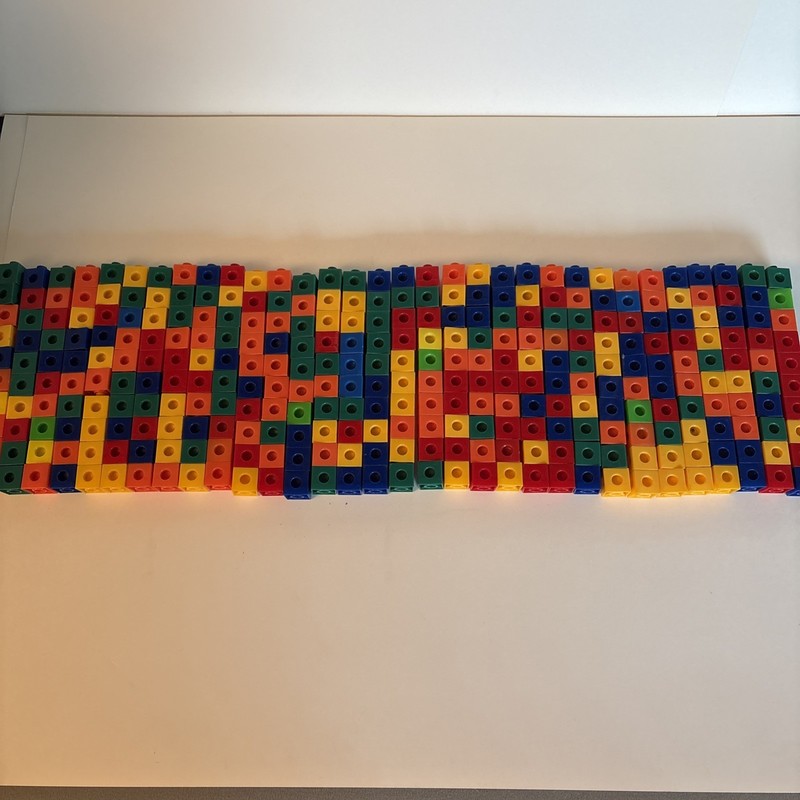Huge Lot of 320 Linking Cubes Math Counting Snap Blocks Classroom Homeschool