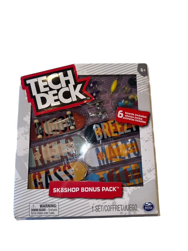 Spin Master TECH DECK Sk8shop Bonus Pack – 6 Count, 6028845