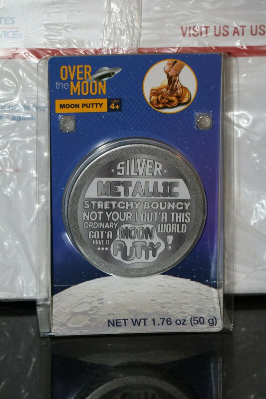 Over The Moon Moon Putty "Glow In The Dark, Silver, Blue, and Gold Metallic gallery