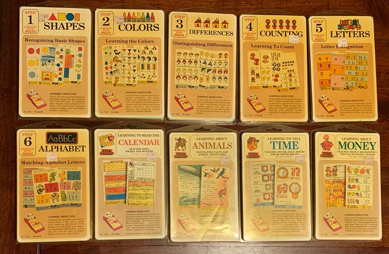 Lot of 10 Learning With Maxx Sets, COMPLETE 1-6, Calendar, Animal, Time, Money