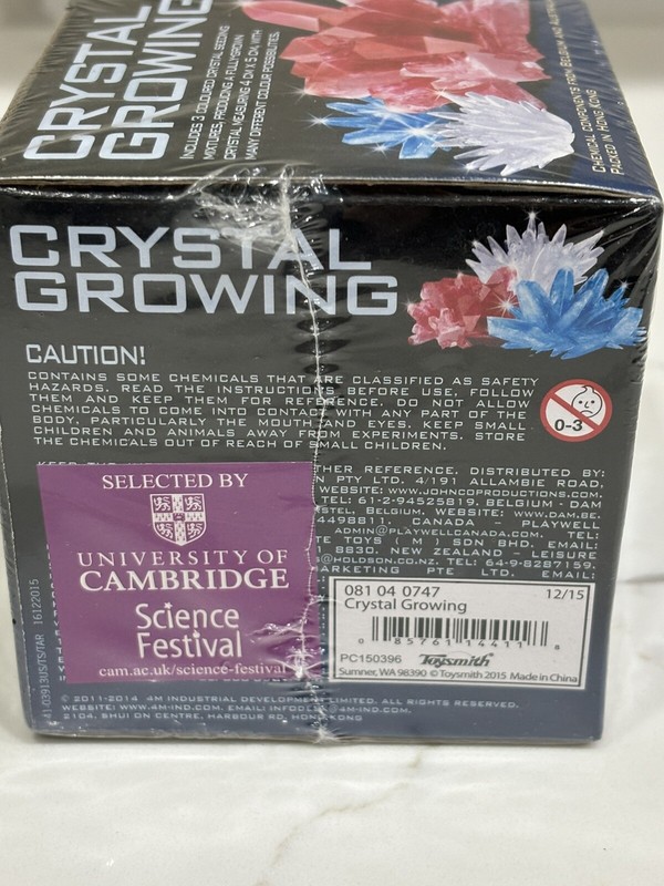New Crystal Growing Kit Science Experiment New Elementary Kids Sealed Gift gallery