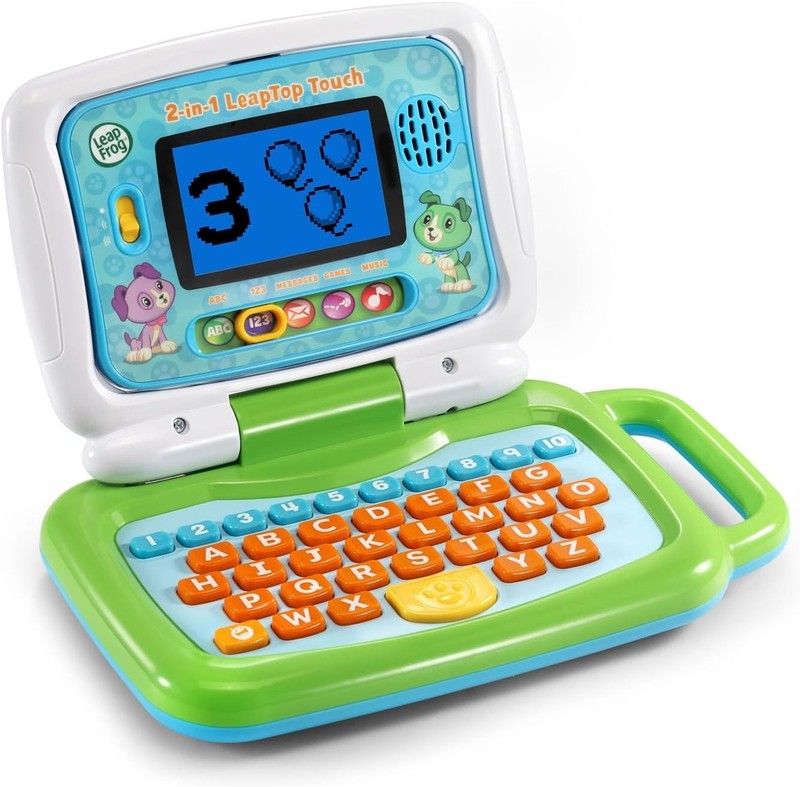 Interactive 2-in-1 LeapTop Touch in Green - Learning Toy for Preschoolers gallery