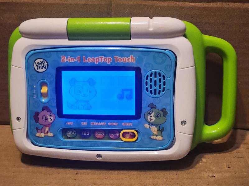 LeapFrog 2-in-1 LeapTop Touch Pretend Laptop & Tablet Learning Vocabulary + gallery
