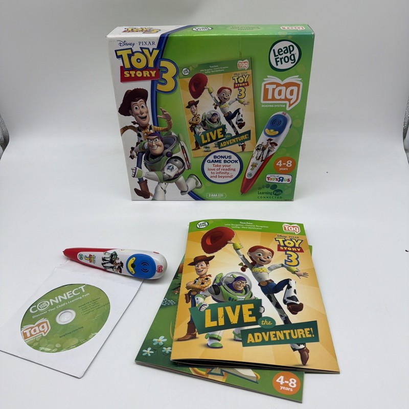 leap frog Tag Reading System Toy Story 3 Rare Tested