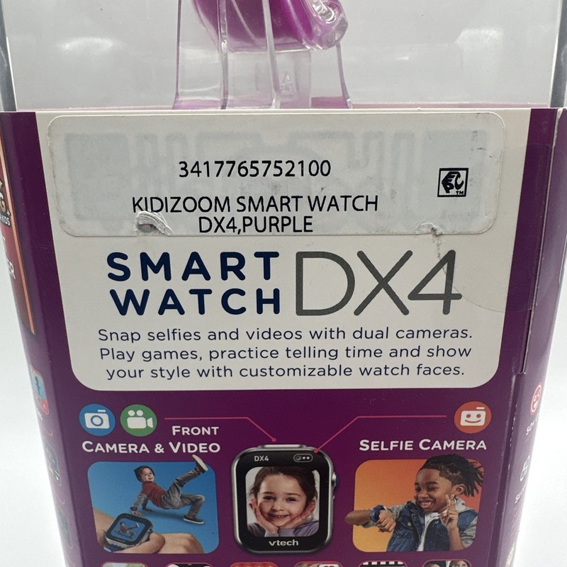 VTech KidiZoom Smartwatch DX4 - Purple: Sensory Development, Teaching Aid, gallery
