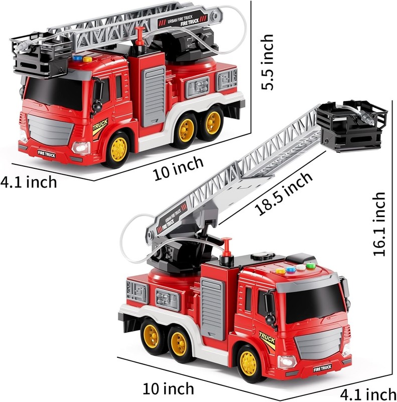 Fire Truck Toy for Kids 3 4 5 6 7 8 Years Old - Fire Trucks Playset with ..... gallery