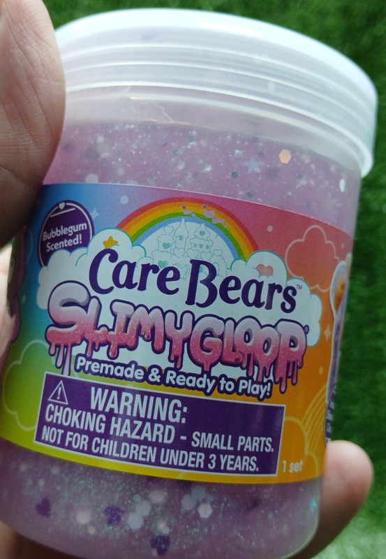 Care Bears Slimygloop Slime Bubblegum Scented Glittery Stars Slimy Share Charm