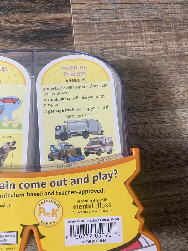 Melissa & Doug Smarty Pants Preschool 120 Brain Building Education Question Card gallery
