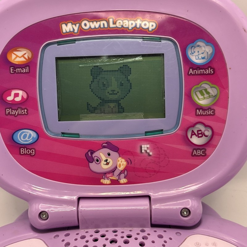2010 LeapFrog My Own Leaptop Purple Electronic Learning Toy EDUCATIONAL TESTED gallery