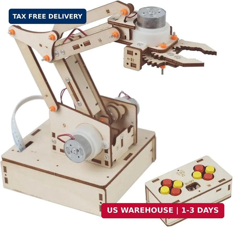 Robot Arm Kits Robotics for Kids Ages 8-12-14-16 Teens Adults STEM Toys Building