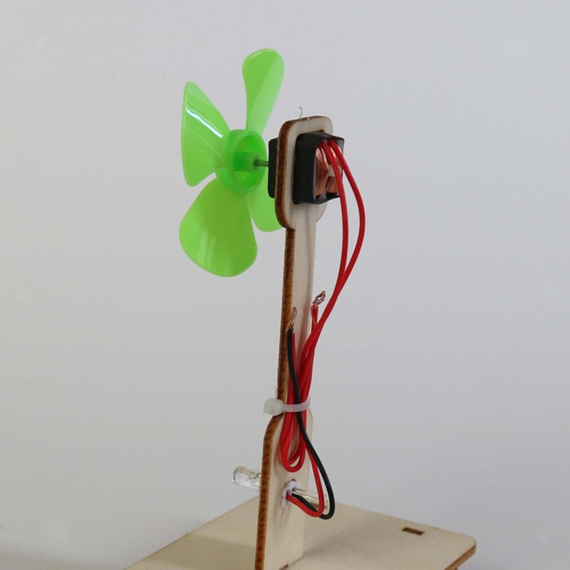 Wind Power Generator Experiment Circuit Teaching Physics Education Toy Kids gallery
