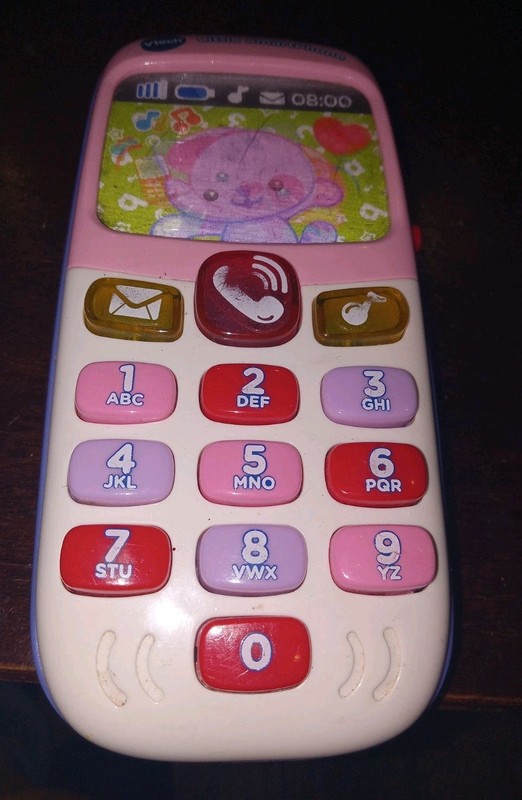 VTech Little Smart Phone Pink Kids Learning Play Toy