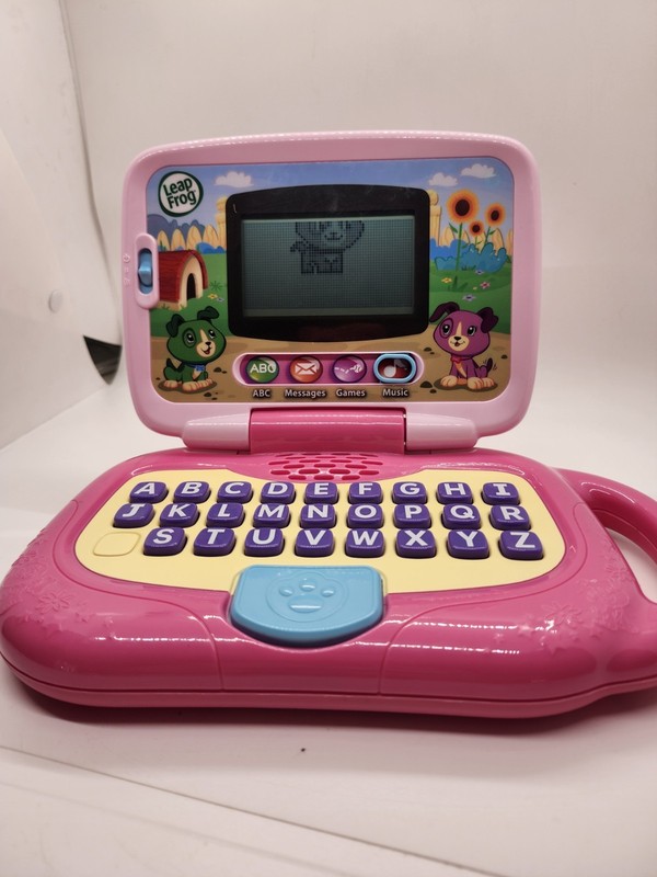 Leap Frog My Own Leaptop ~~ Learning Laptop For Kids PINK~~ Works Music Talks