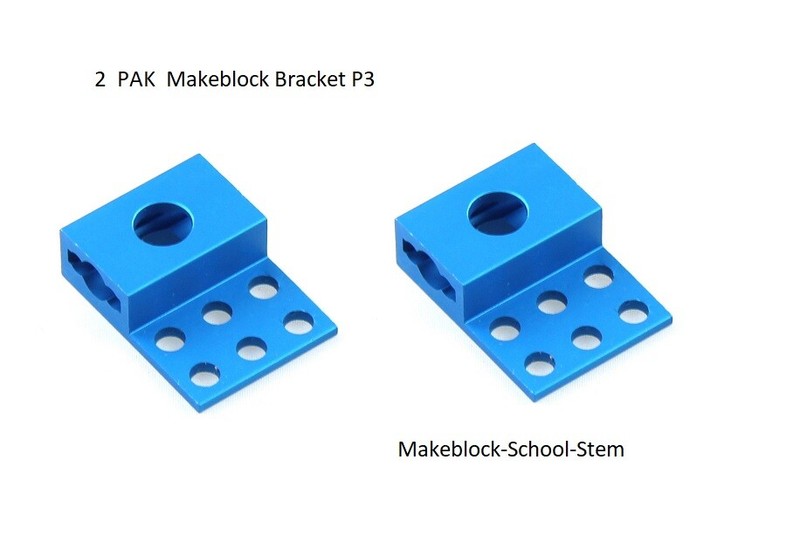 2 PAK Makeblock P3 Bracket * 6061 Aluminum Open Source