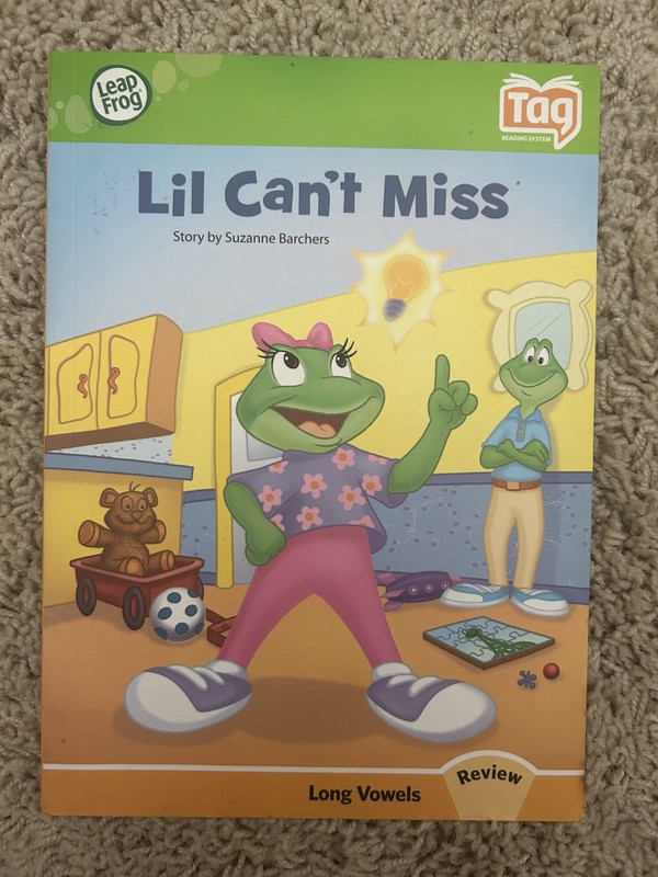 LeapFrog “Lil Can’t Miss” Book Only for Tag Reader Reading System – Long Vowels