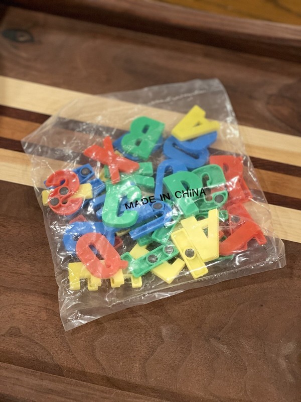 Alphabet Letters Refrigerator Fridge Magnets 1 1/4” FREE SHIPPING gallery