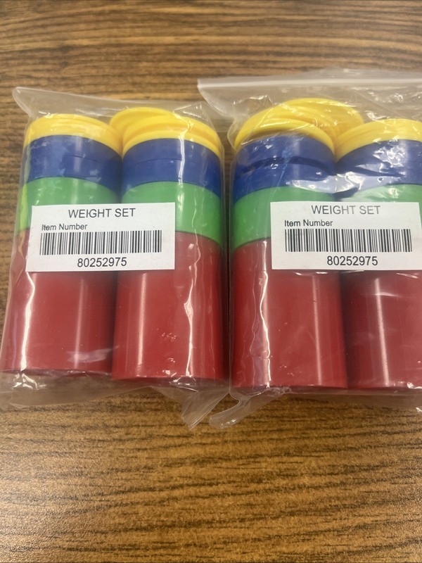 Replacement Weight Set For Student Scale Classroom Science 2 Sets New