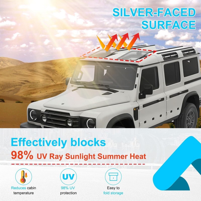 Sunroof Sunshade for INEOS Grenadier 20202025 Car Roof Cover Foldable Roof Su... gallery