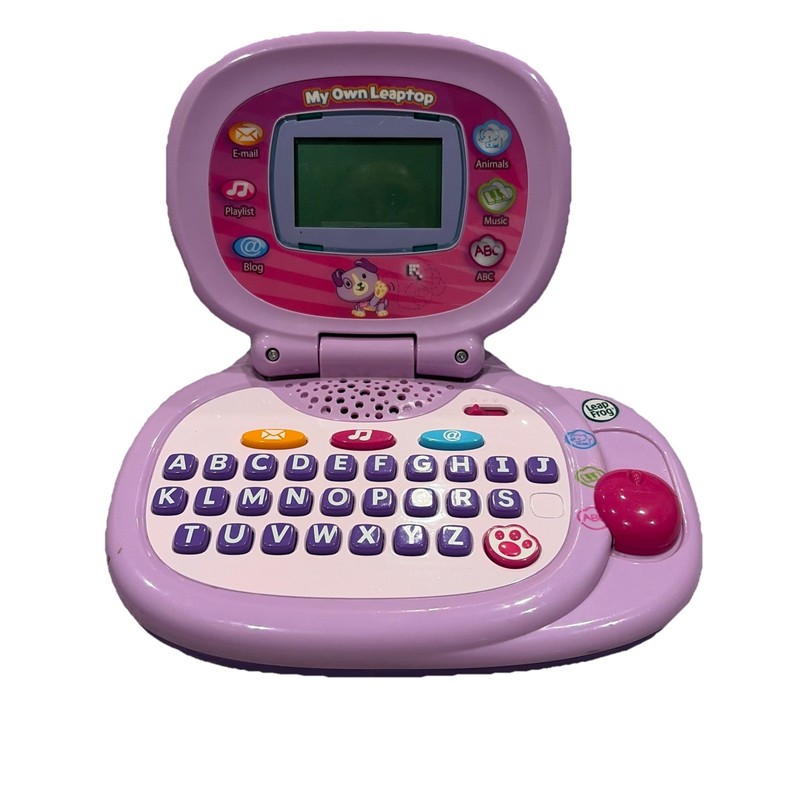 Leap Frog My Own Leaptop Laptop 2010 Purple Pink Tested Works Great